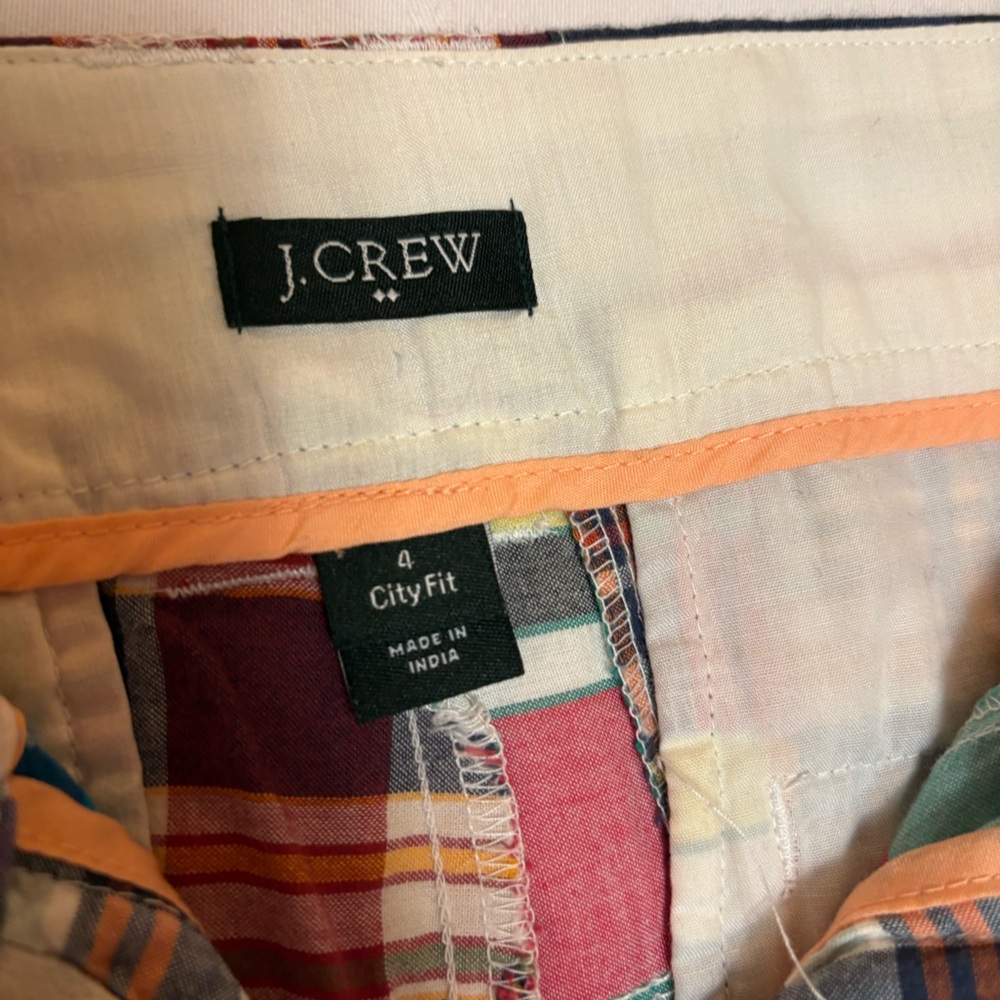 JCrew Factory madras shorts - Picture 3 of 3